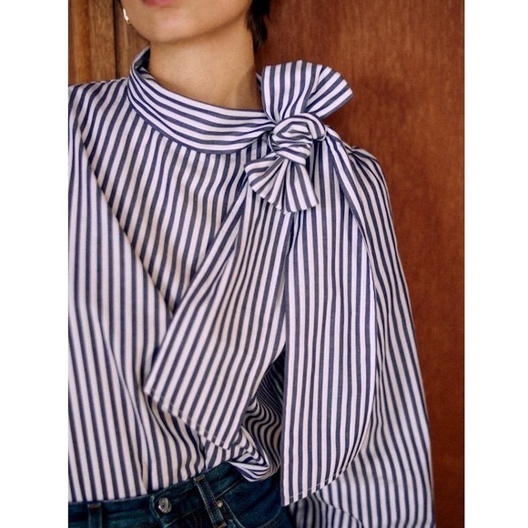 Sézane x Mariadel Aorden Coleta Shirt 38 - Picture 2 of 11